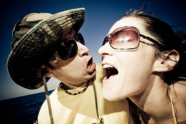 Party People Couple Candid Portrait