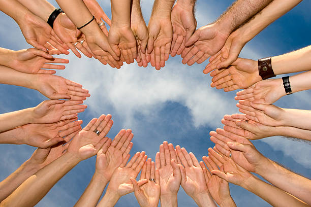 Teamwork Hands Together