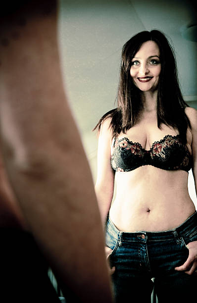 Woman in the fitting room