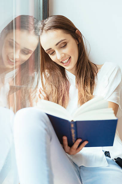 Funny Story, Teenage Girl Reading Book