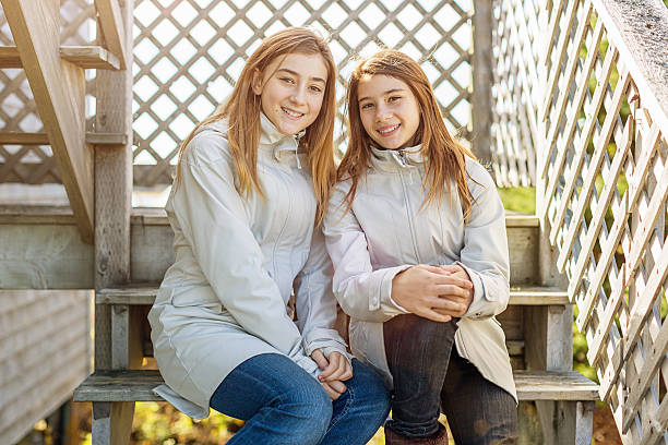 Young Sisters, happy Girls