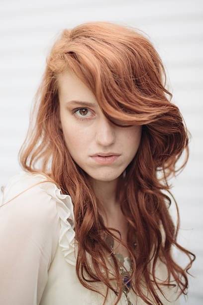 Red Hair Natural Beauty Young Woman Portrait