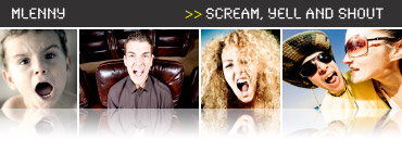 People Scream, Yell and Shout Photo Collection