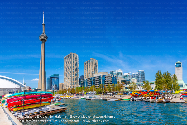 Toronto Harbour Front in Summer Canada