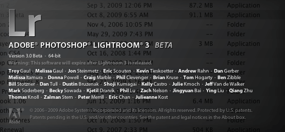 Adobe Lightroom 3.0 Beta