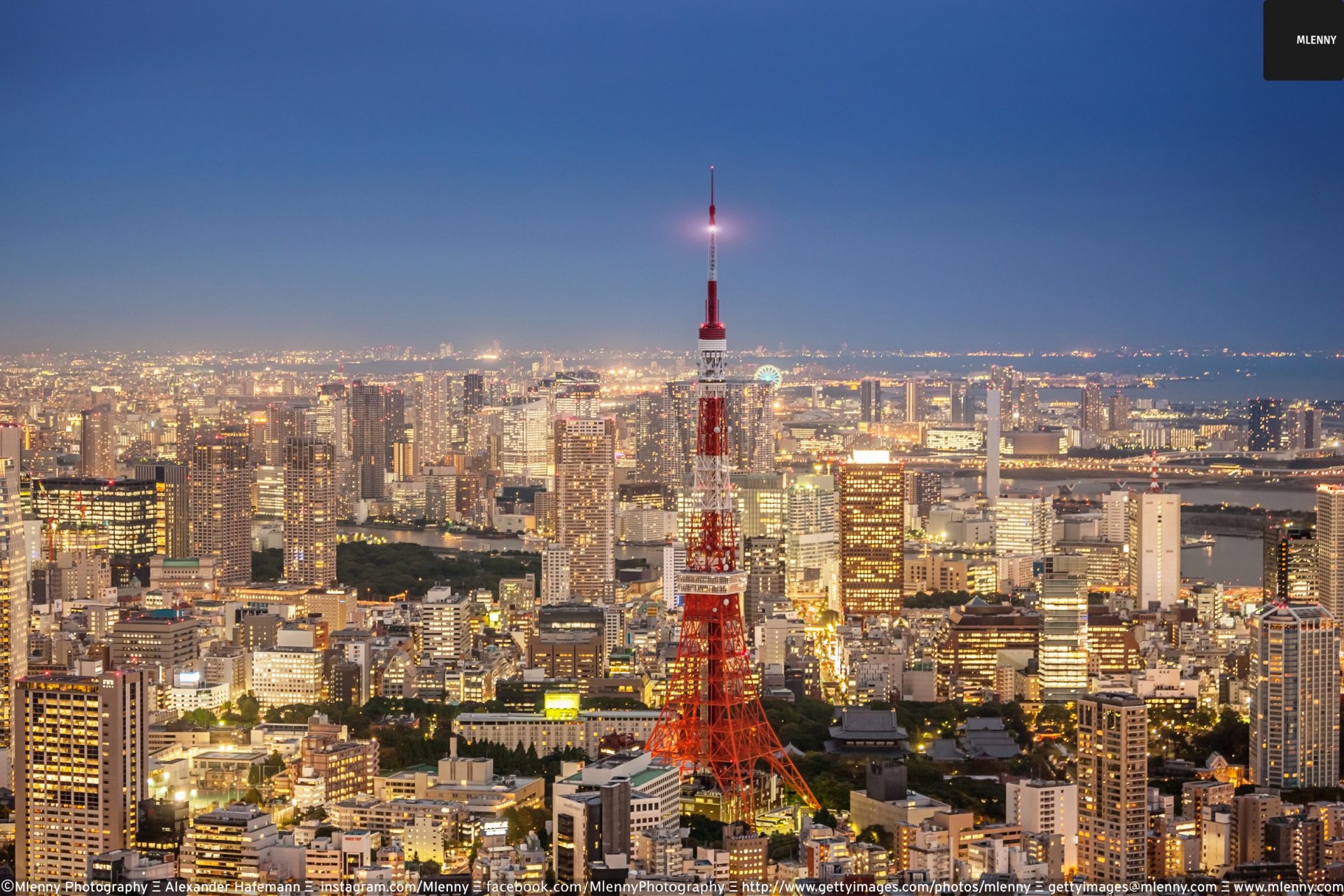 Tokyo Tower Cityscape Japan