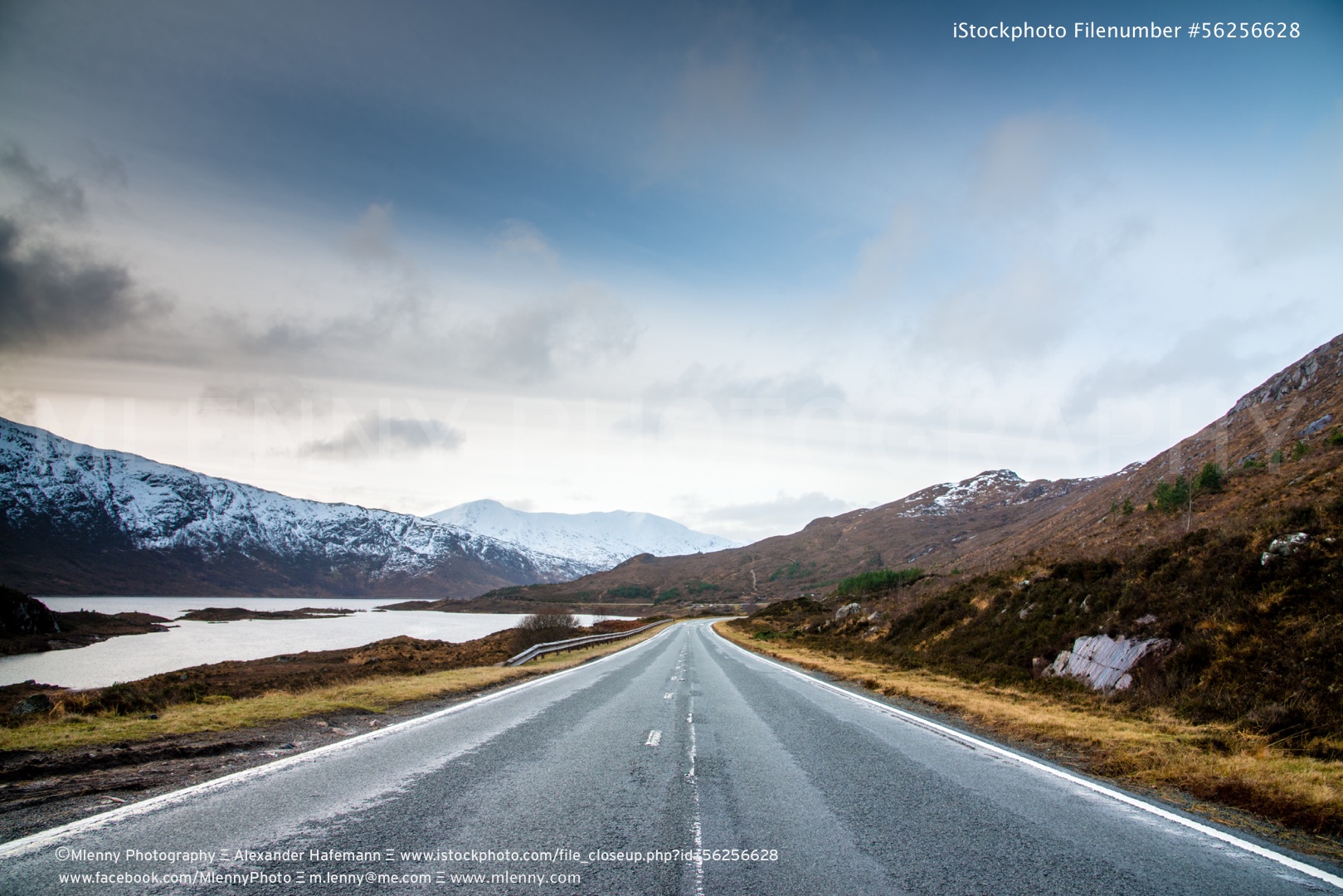 Endless Highway to Isle of Skye Scotland Highlands