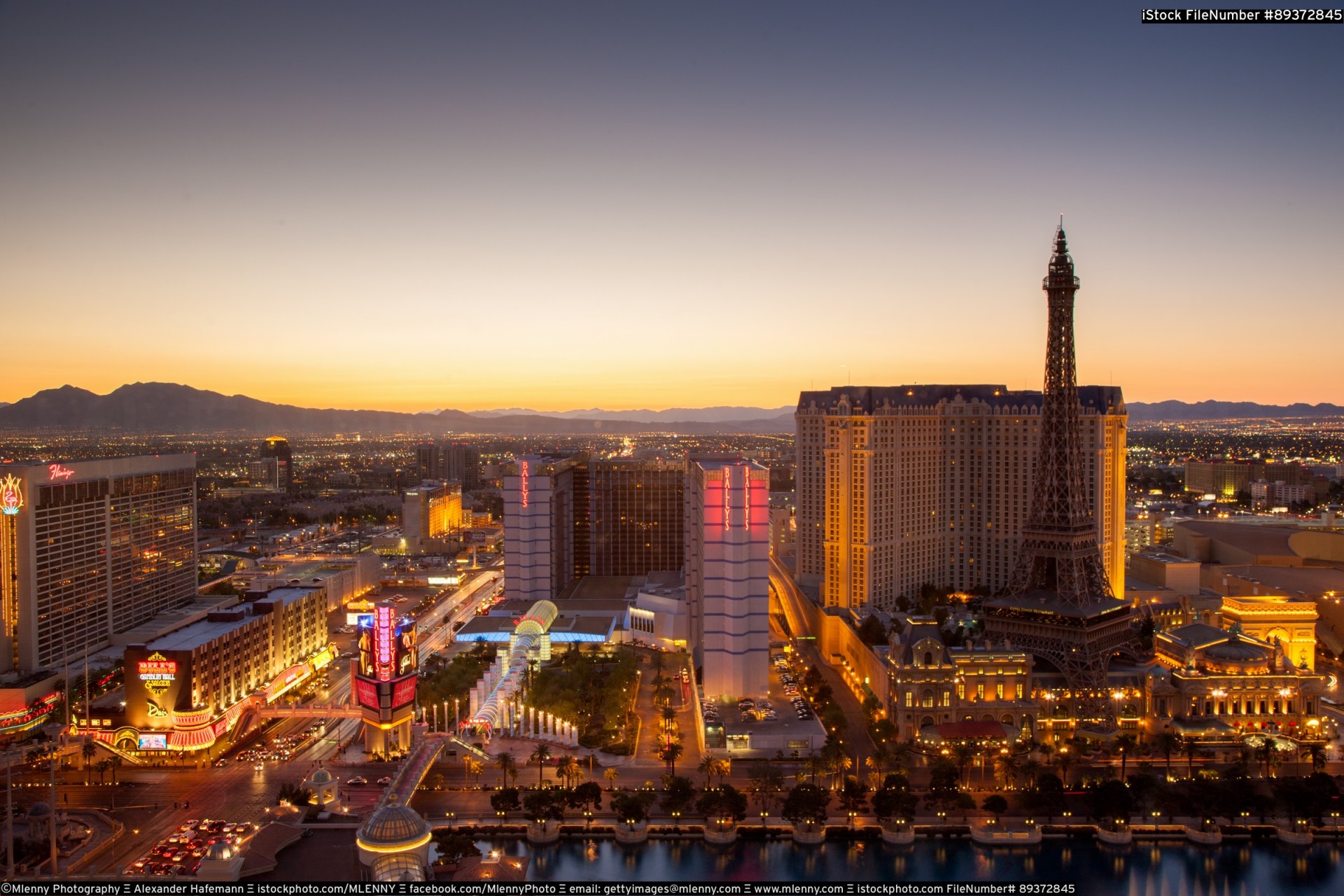 Las Vegas City Sunset