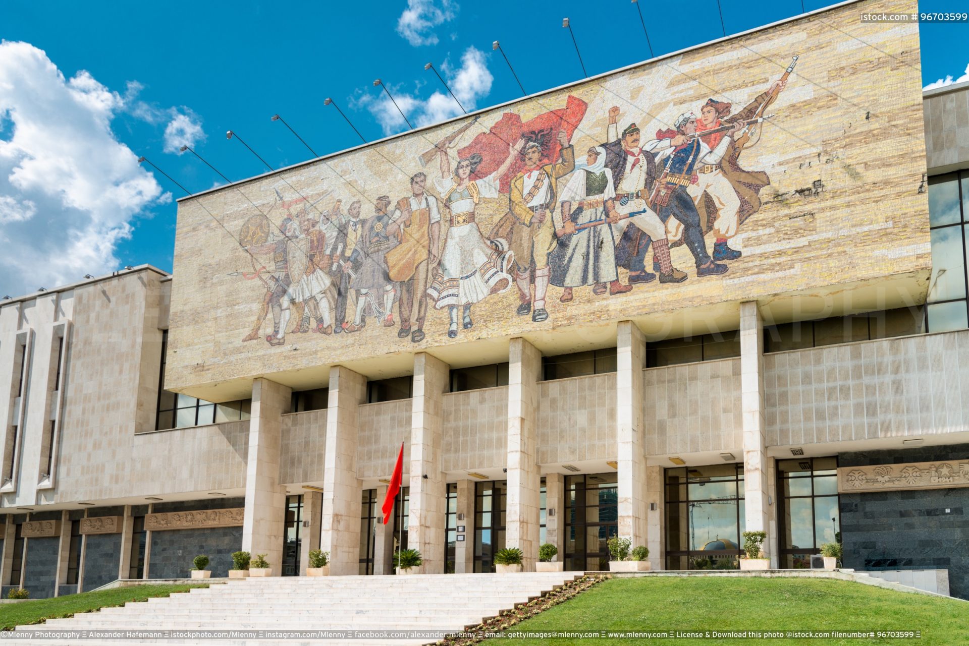 Tirana National History Museum Skanderbeg Square Albania